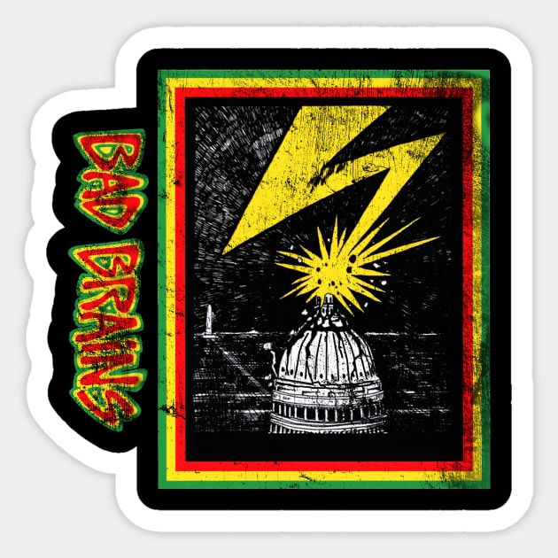 Bad Brains Vintage Sticker by tawmek